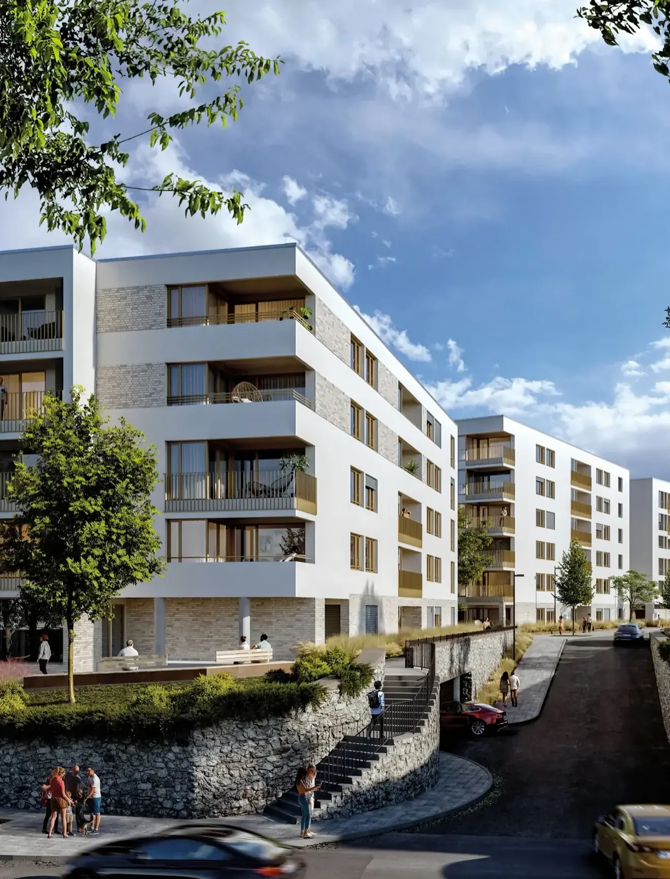 Visualisierung Park Schönfeld, Baukörper 3, Lily-Braun-Straße, Kassel-Süd